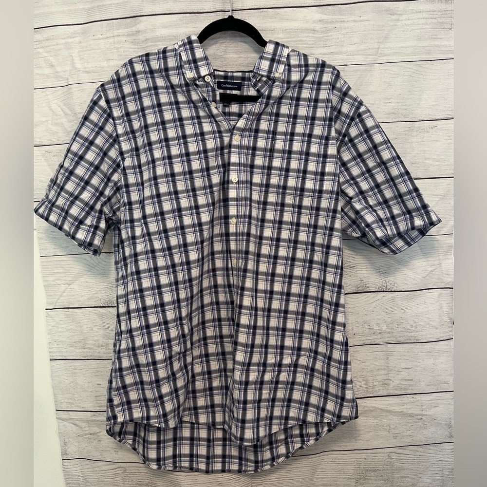 Men’s Plaid Collar Dress Shirt (Loc #2)